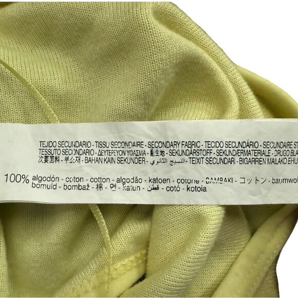 Zara Light Yellow One-Shoulder Crop Top Women’s Size Medium Great Condition - Picture 7 of 7